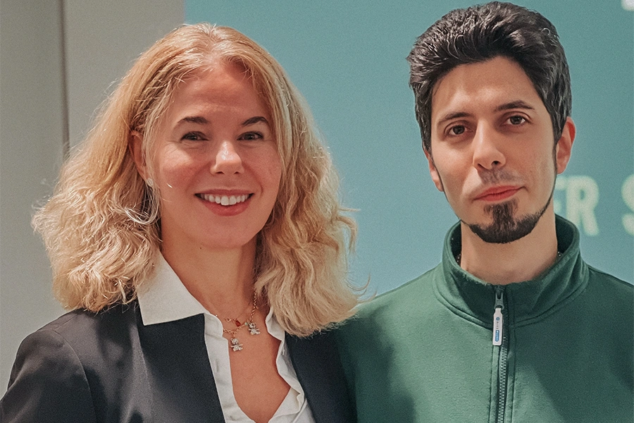 Primo piano di Elena e Gabriele